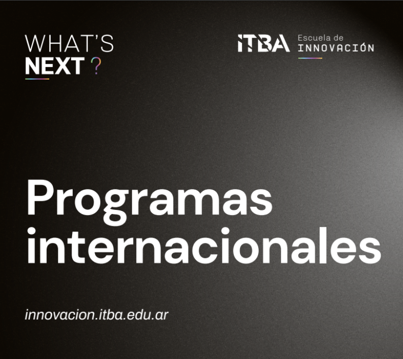 Botón de descarga del pdf "Programas Internacionales" de What's Next 2023