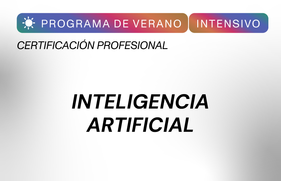 Inteligencia Artificial – intensivo verano_agenda